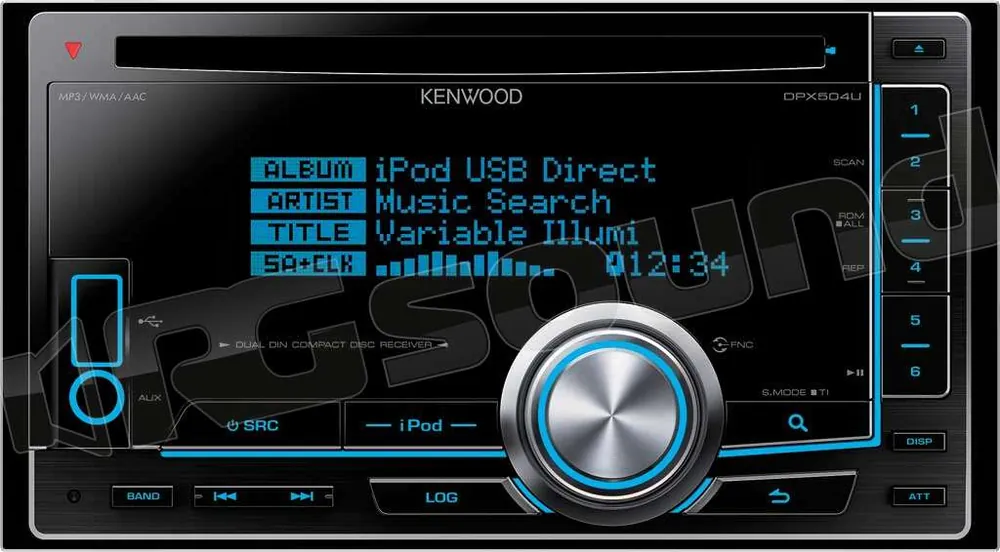 Kenwood DPX504U Autoradio 1 din e 2 din Car stereo - Autoradio 1 e