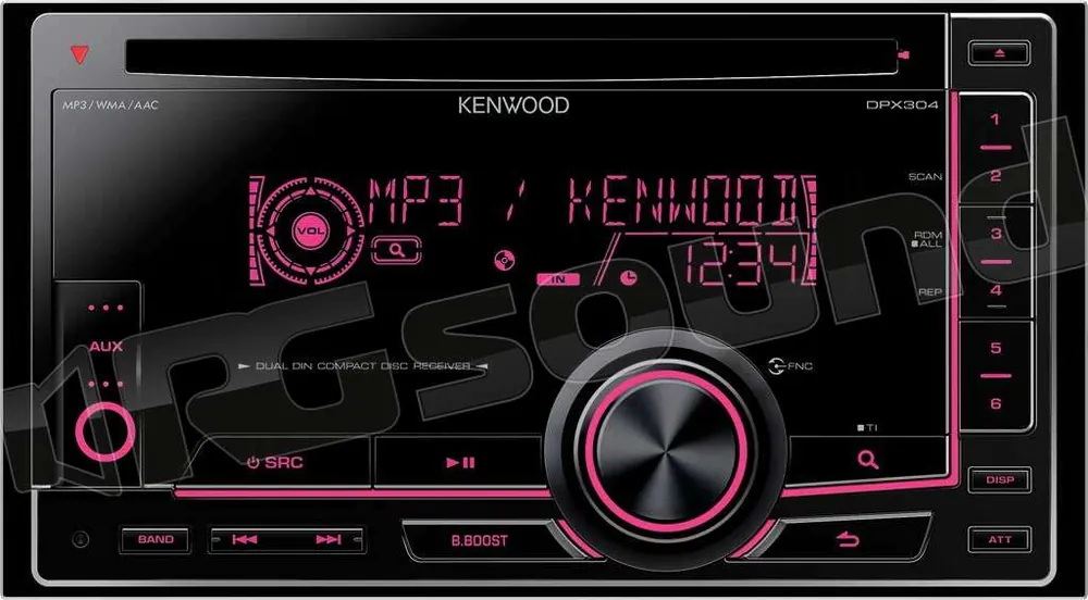 Kenwood DPX304 Autoradio 1 din e 2 din Car stereo - Autoradio 1 e 2