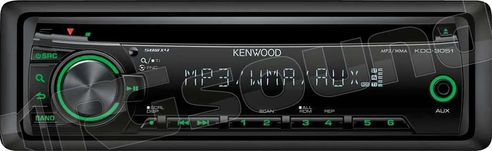 Kenwood KDC-3051G Sintolettore CD/MP3/WMA/AAC Autoradio 1 din e 2 di