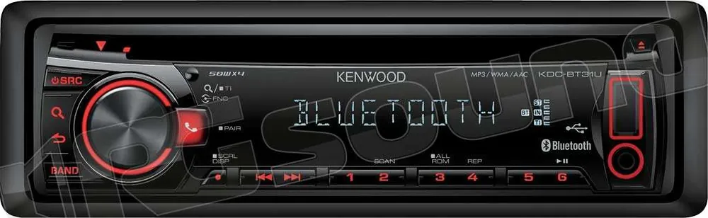 Kenwood KDC-BT31U Sintolettore CD con bluetooth Autoradio 1 din e 2