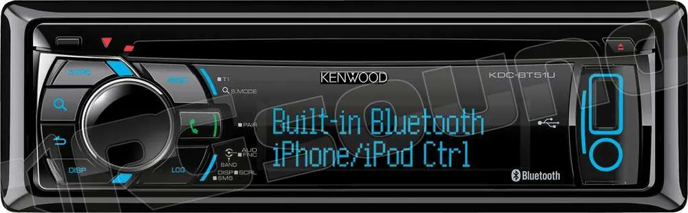 Kenwood KDC-BT51U Sintolettore CD con bluetooth Autoradio 1 din e 2