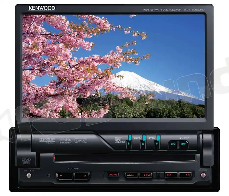 Kenwood KVT-526DVD SintoDVD 1 Din da 7 Monitor auto 1 e 2 Din Car mu