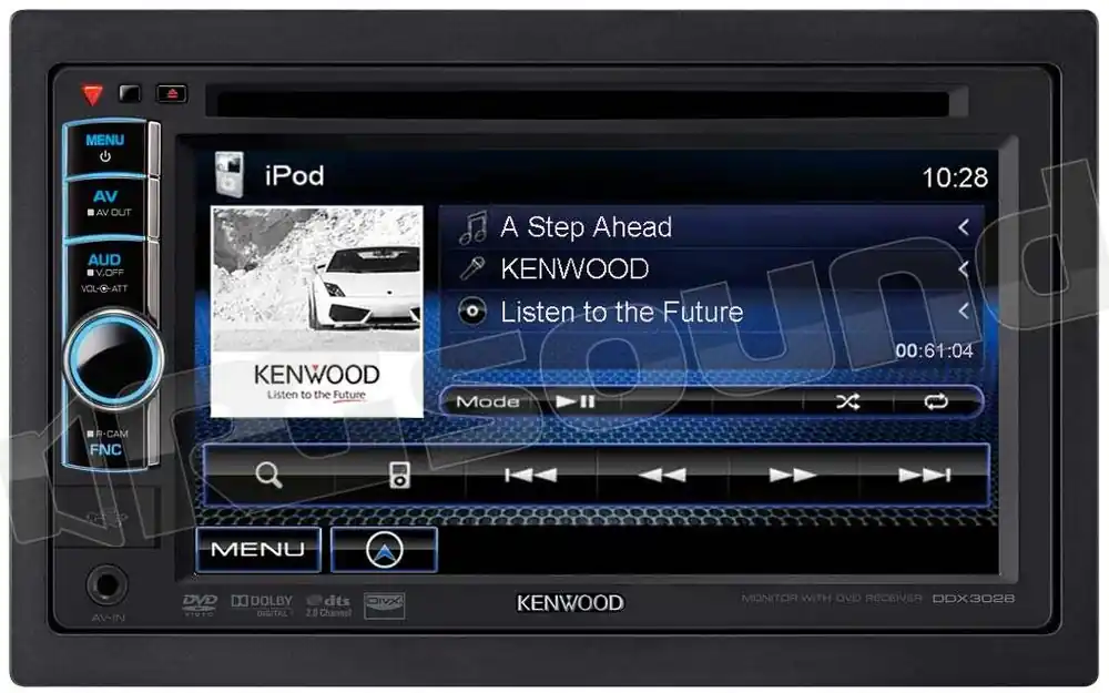 Kenwood DDX3028 Monitor 2DIN 6.1 Monitor auto 1 e 2 Din Car multimed
