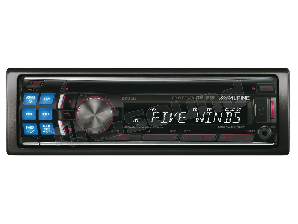 Alpine CDE-123R Autoradio 1 din e 2 din Car stereo - Autoradio 1 e