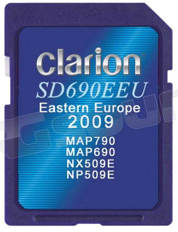 Clarion SD690 EEU Navigatori GPS - Mappe di navigazione