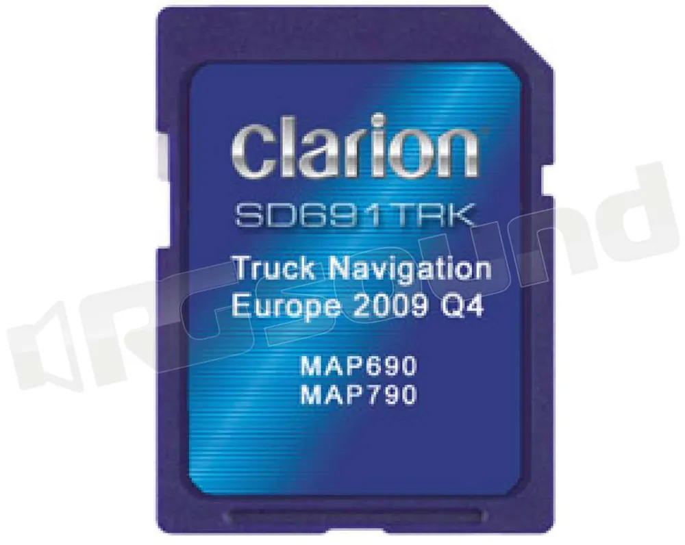 Clarion SD691TRK - mappa professionale Truck - mezzi pesanti Naviga