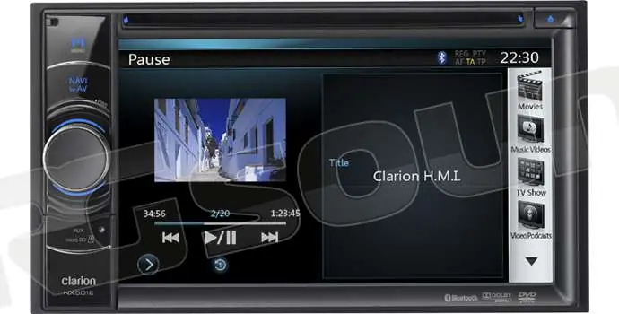 Clarion NX501E Monitor auto 1 e 2 Din Car multimedia - Monitor auto