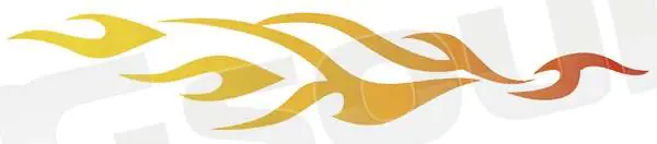 Simoni Racing FWL/4 Adesivo Fireworks line Esterni - Prese d‘aria, t