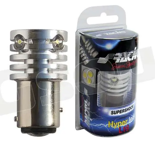Simoni Racing HPL1/19W Hyper led 5 - BA15s Illuminazione - Lampadine