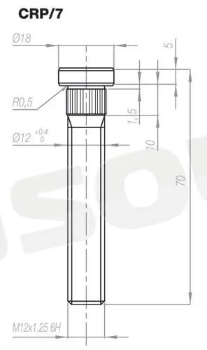 Simoni Racing CRP/7 Colonnette a piantaggio Subaru - Suzuki Performa