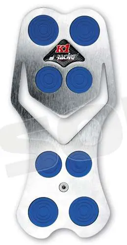 Simoni Racing 800PBX Pedana Poggiapiede K1 Interni - Pedali pedane e