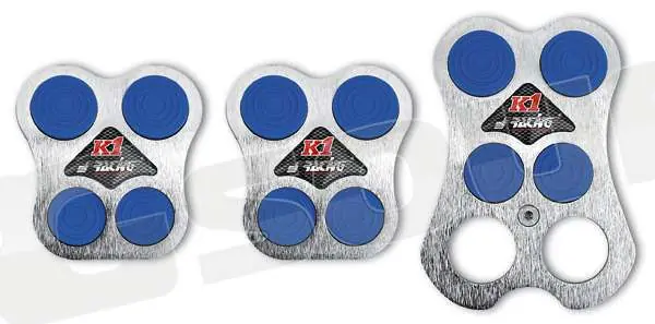 Simoni Racing 870PBX K1 Cromo - Kit 3 pz. Interni - Pedali pedane e