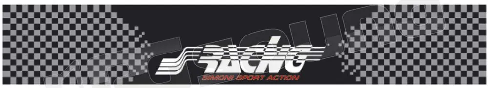 Simoni Racing FPSR Adesivo Fascia parasole Esterni - Prese d‘aria, t