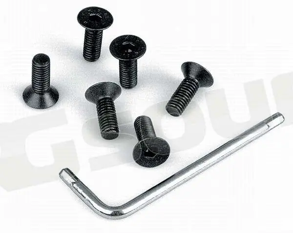 Simoni Racing KV/M0 Kit Sei Viti Svasate a Brugola Nere 5x10 con Chiav