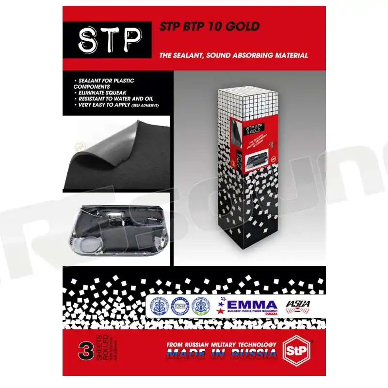 AZ Audiocomp STP BTP 10 GOLD insonorizzante per superfici plastiche e