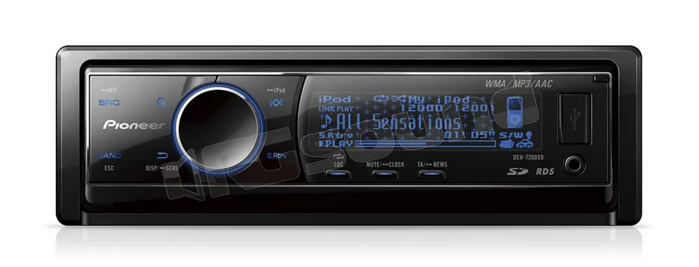 Pioneer DEH-7200SD Autoradio 1 din e 2 din Car stereo - Autoradio 1