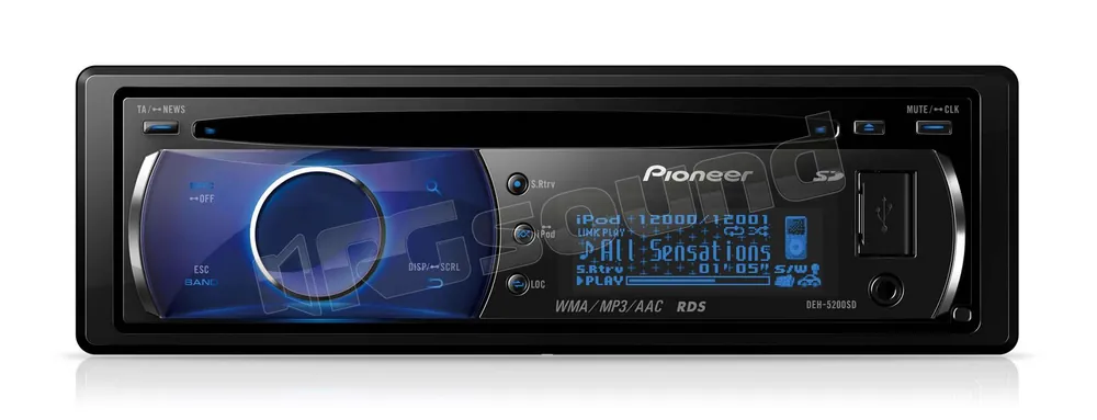 Pioneer DEH-5200SD Autoradio 1 din e 2 din Car stereo - Autoradio 1