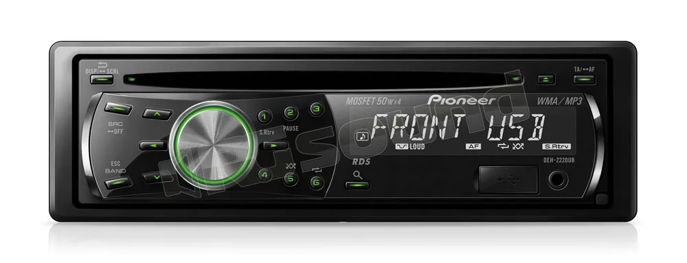 Pioneer DEH-2220UB Autoradio 1 din e 2 din Car stereo - Autoradio 1