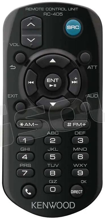Kenwood KCA-RC405 Telecomando IR per sorgenti audio Cablaggi e acces
