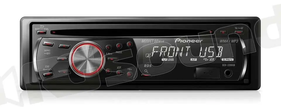 Pioneer DEH-2200UB Autoradio 1 din e 2 din Car stereo - Autoradio 1