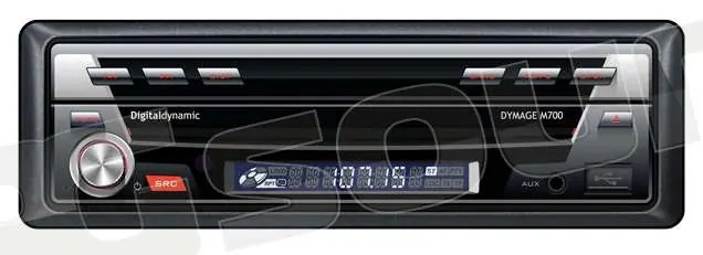 Digitaldynamic Dymage M700 Monitor auto 1 e 2 Din Car multimedia -