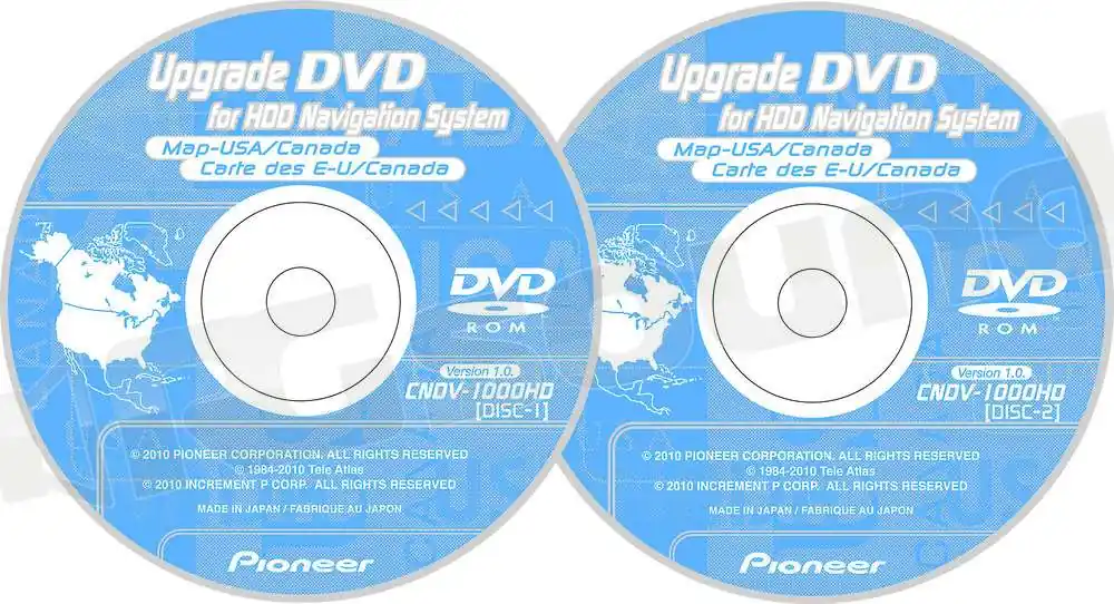 Pioneer CNDV-1000HD DVD con mappe aggiornate Europa Navigatori GPS -