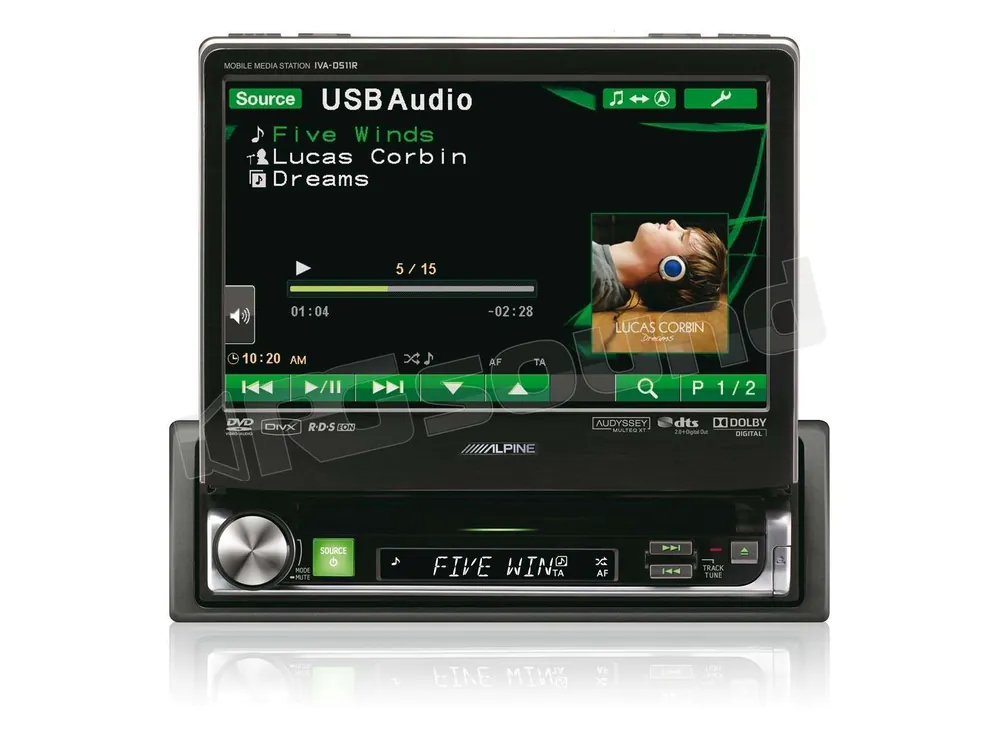 Alpine IVA-D511R Monitor auto 1 e 2 Din Car multimedia - Monitor au