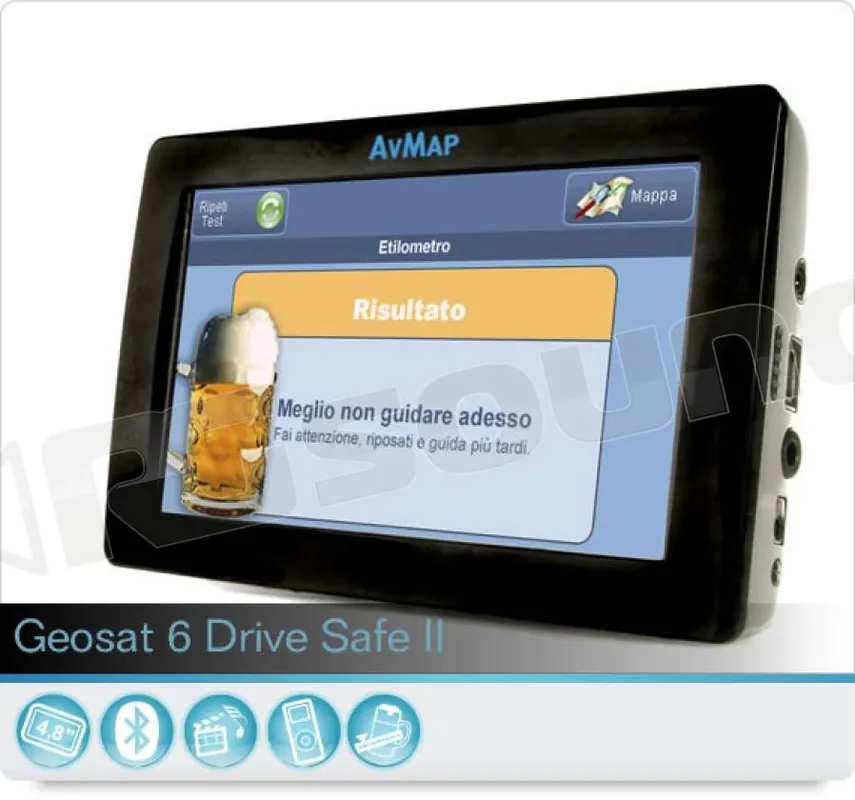 AV Map Geosat 6 Drive Safe II Italia Navigatori GPS - Portatili