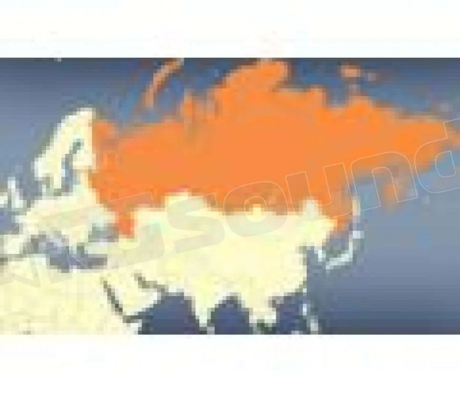 AV Map Mappa Russia per Geosat 6, Geosat 5, Geosat 4/2C e Geosat 2, Mo