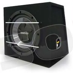 Kenwood KIT-SUBW112S Subwoofer in cassa chiusa da 300mm Subwoofer -