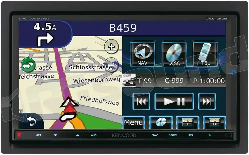 Kenwood DNX7260BT Monitor auto 1 e 2 Din Car multimedia - Monitor a