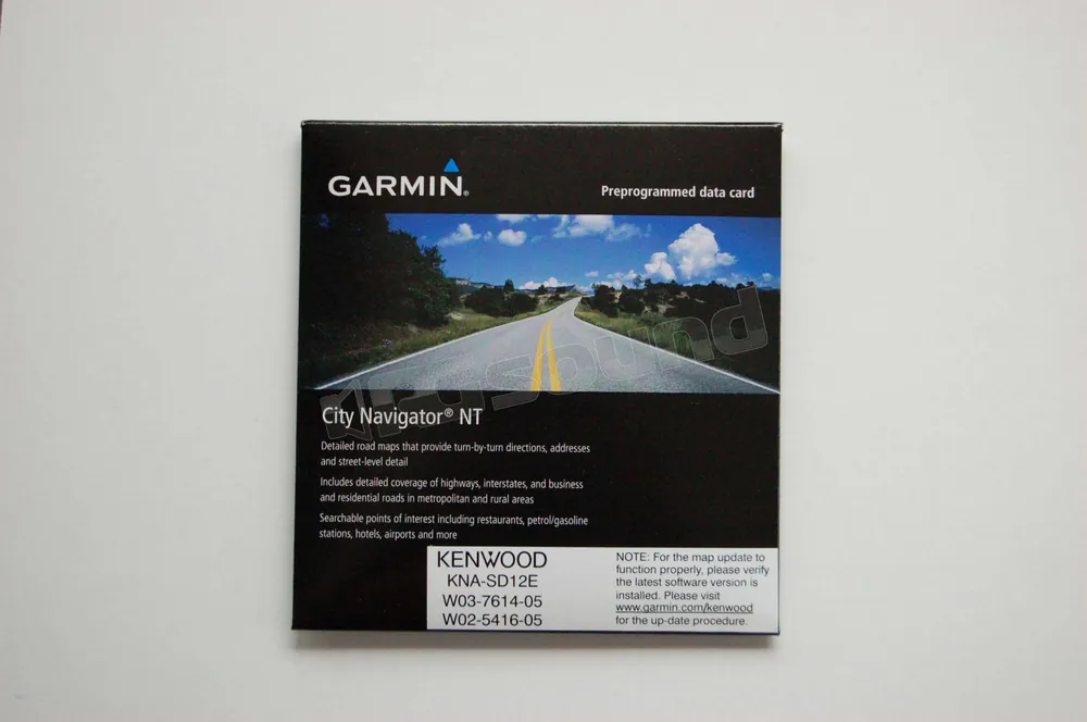 Kenwood KNA-SD12E - W03-7614-05 W02-5416-05 Navigatori GPS - Mappe