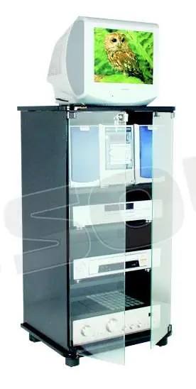Prandini 556 colore nero Supporti TV LCD Plasma Proiettori - Mobili