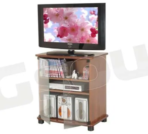 Prandini 810 colore noce con vetri trasparenti o satinati Supporti T