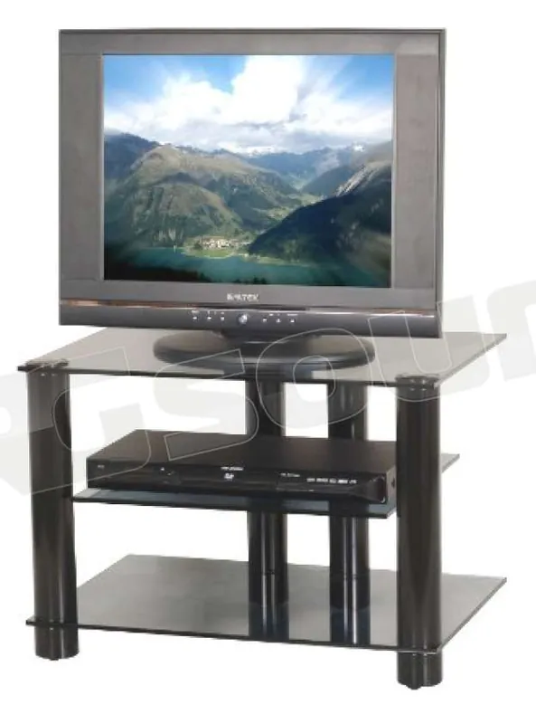 Prandini 2021 colore nero con vetri satinati o fumè Supporti TV LCD