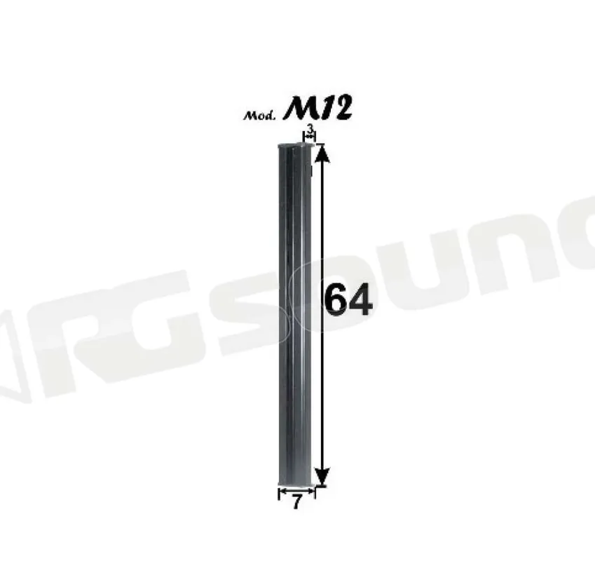 Prandini M12 canaline in ferro con sistema passacavi Supporti TV LCD