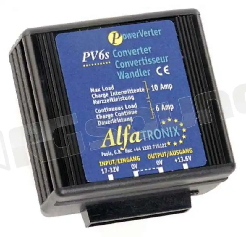 V-Tronix - Shakespeare PV6s 24v-12v 6/10 amp, Switchmode Antenne per