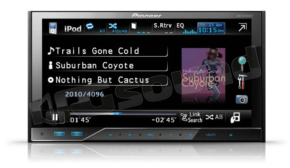 Pioneer AVH-P4200DVD Monitor auto 1 e 2 Din Car multimedia - Monito