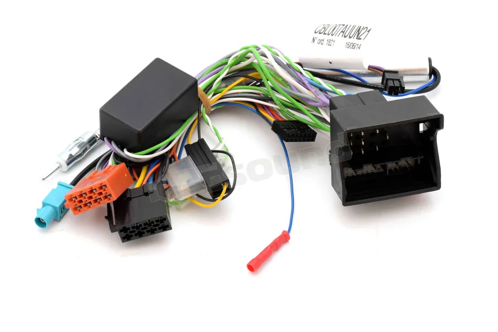 Paser CBL007AUUN21 Plug&Play Unican - Audi (con amplificatore) Inter