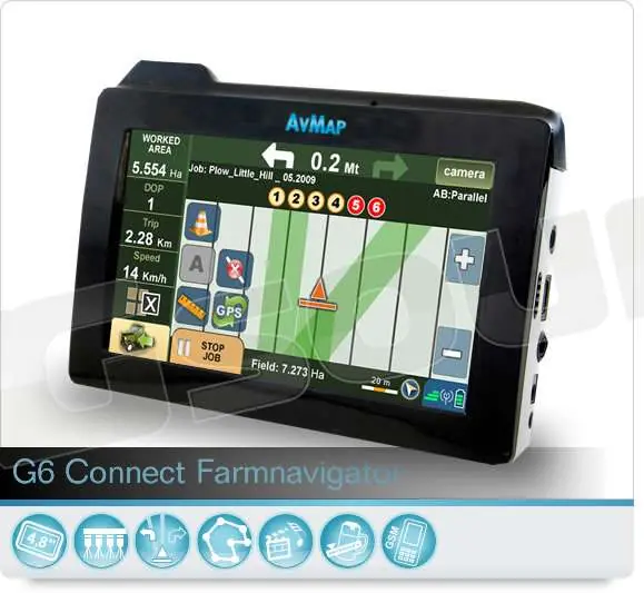 AV Map G6 Connect Farmnavigator navigatore + ricevitore GPS per agrico