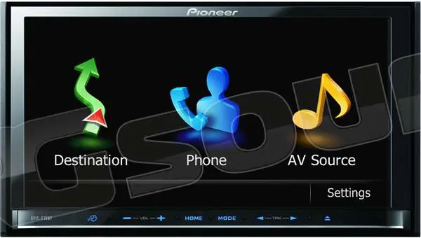 Pioneer AVIC-F10BT Navigatori GPS - Mappe di navigazione