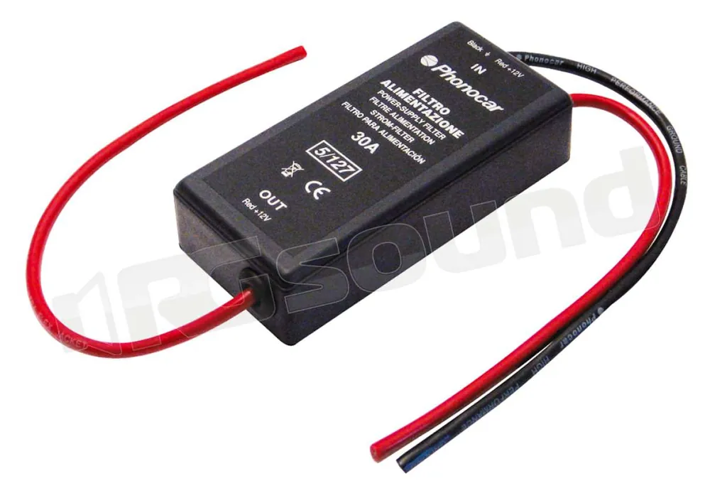 Phonocar 05127 Filtro alimentazione 30A Cablaggi e accessori - Porta