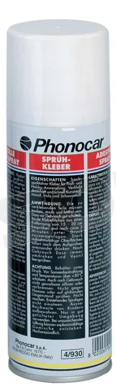 Phonocar 04930 Colla spray Componentistica per autocostruzione hi-fi