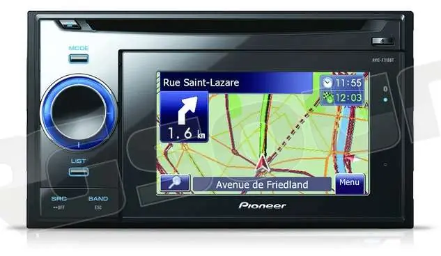 Pioneer AVIC-F310BT Monitor auto 1 e 2 Din Car multimedia - Monitor