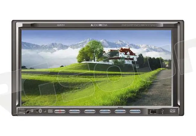 Audiomedia MDM 579 - MDM579 Monitor auto 1 e 2 Din Car multimedia -