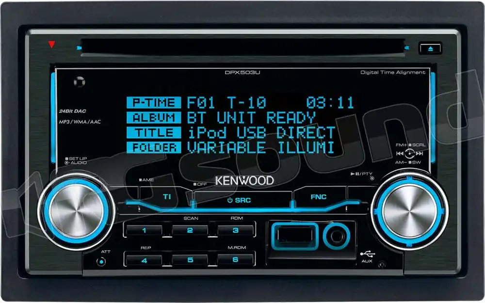 Kenwood DPX-503U Sintolettore CD 2DIN MP3/WMA/AAC Autoradio 1 din e