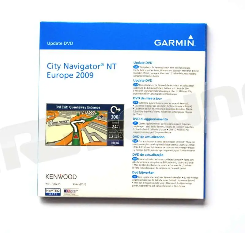 Kenwood KNA-SD11E - W03-7585-05 Navigatori GPS - Mappe di navigazio