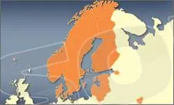 AV Map Mappa Danimarca Norvegia Svezia Finlandia Lettonia Lituania Est