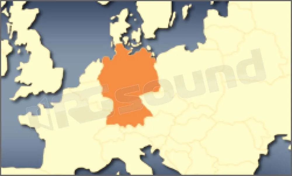 AV Map Mappa Germania per Geosat 6, Geosat 5, Geosat 4/2C e Geosat 2,