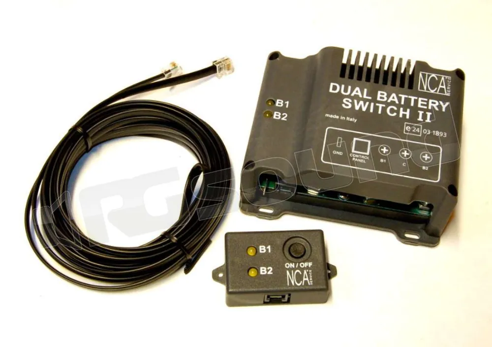 NCA Camping Dual Battery Switch 10017 Accessoristica per camper e m